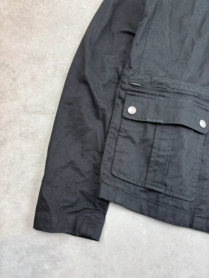 SS2020 Saint Laurent Black Sample Cargo Jacket KFKgxNV 7