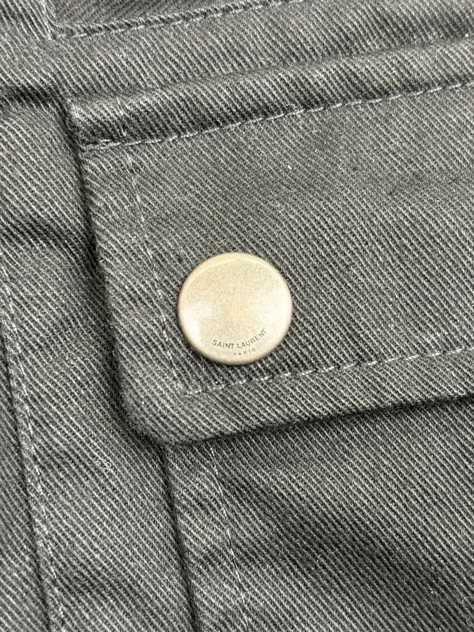 SS2020 Saint Laurent Black Sample Cargo Jacket KFKgxNV 9