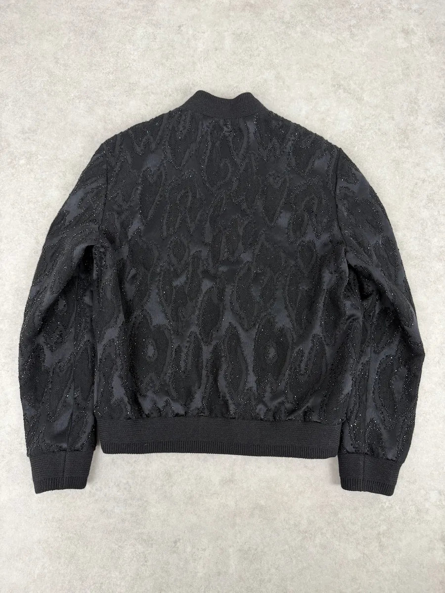 SS2020 Saint Laurent Black Dark Studded Bomber Jacket mRxZMJI 1