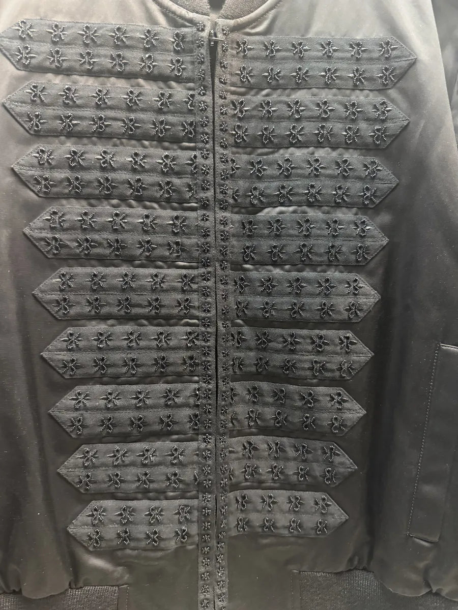 SS2020 Saint Laurent Fleur De Lys Napoleon Black Jacket nNHkgdS 1