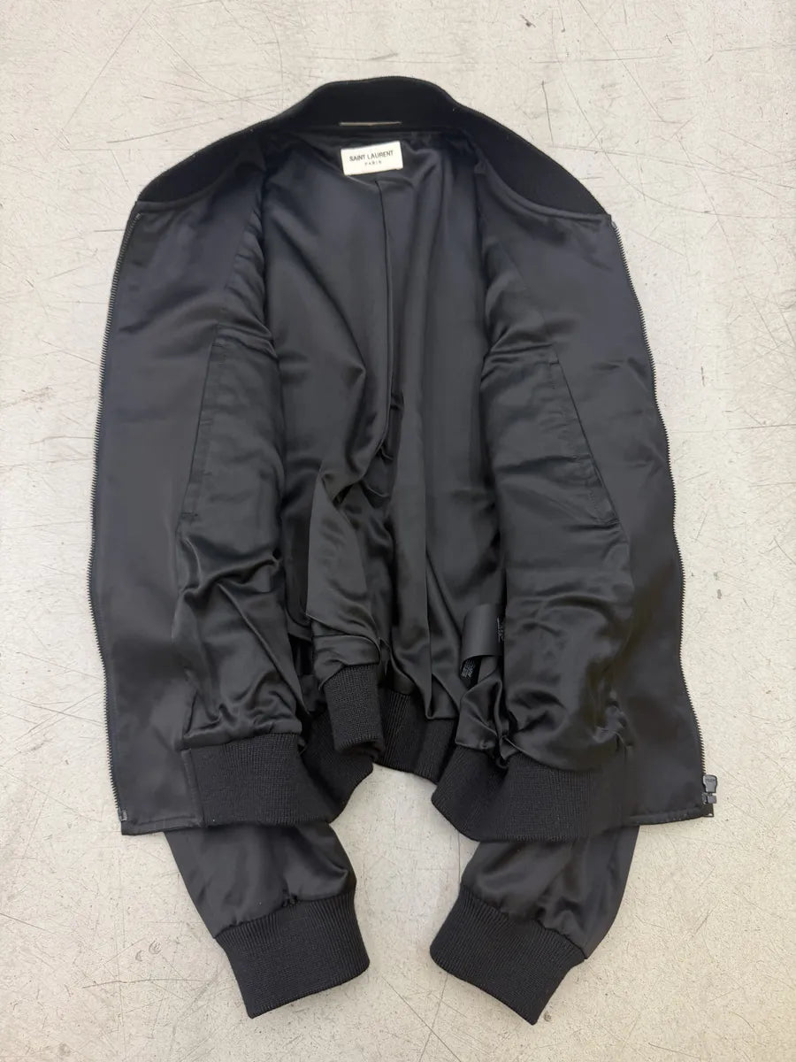 SS2020 Saint Laurent Fleur De Lys Napoleon Black Jacket nNHkgdS 11