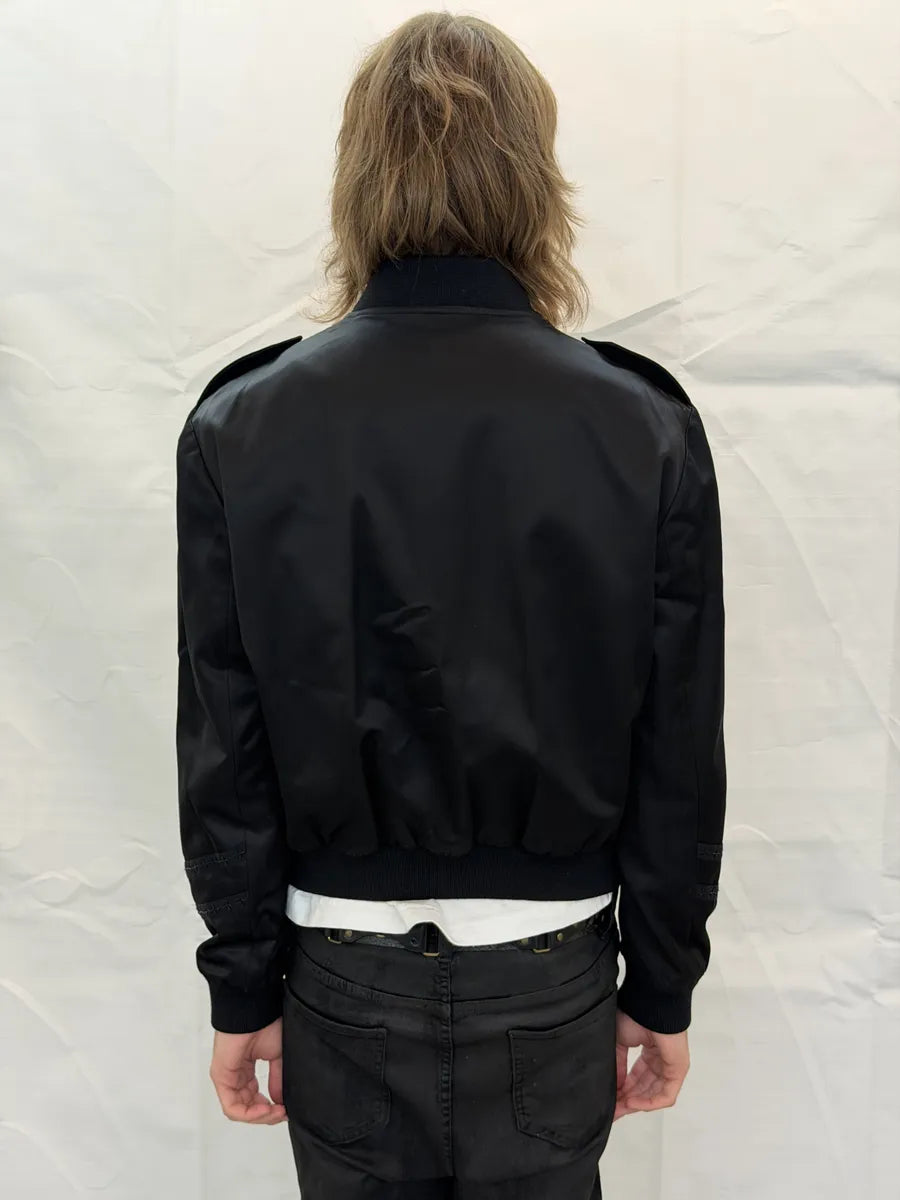 SS2020 Saint Laurent Fleur De Lys Napoleon Black Jacket nNHkgdS 4