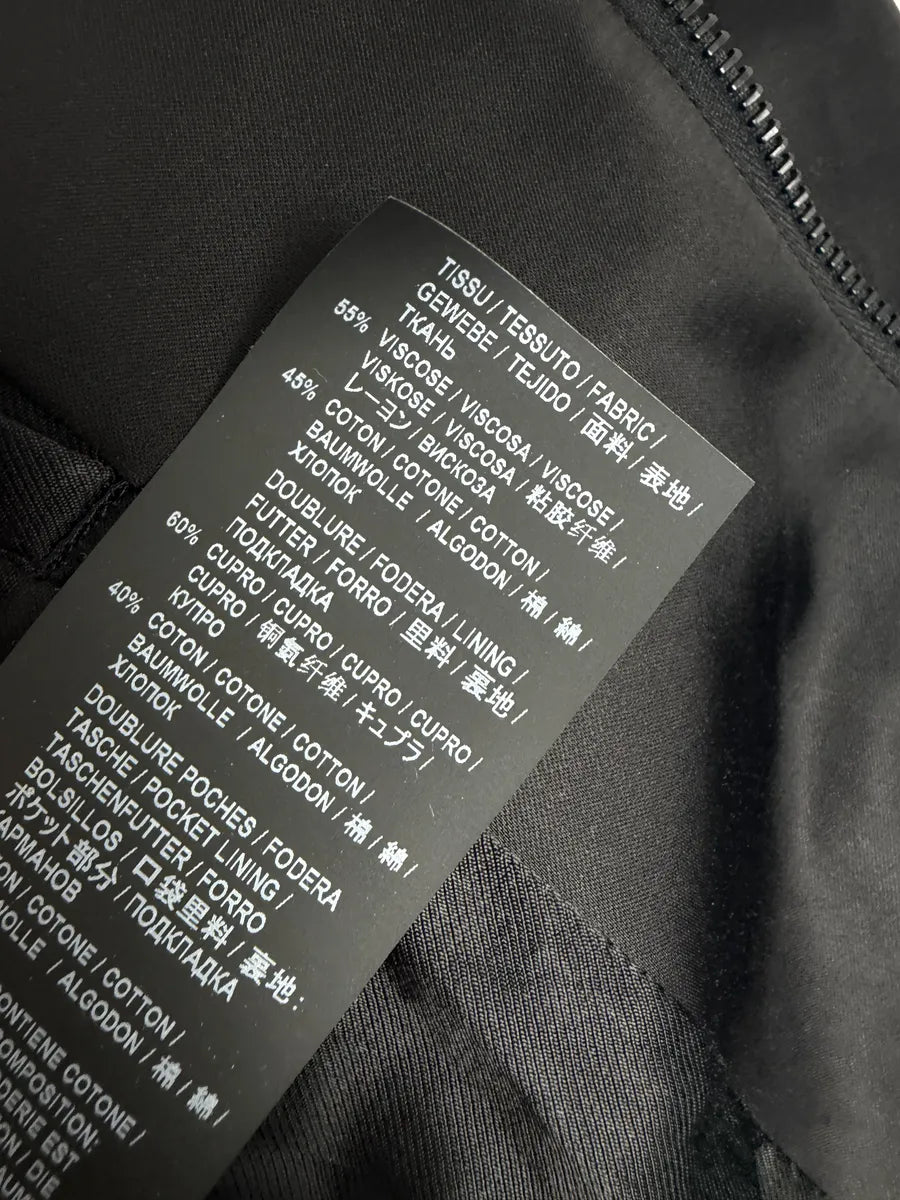 SS2020 Saint Laurent Officer Black Satin Bomber Jacket PPcccfS 11