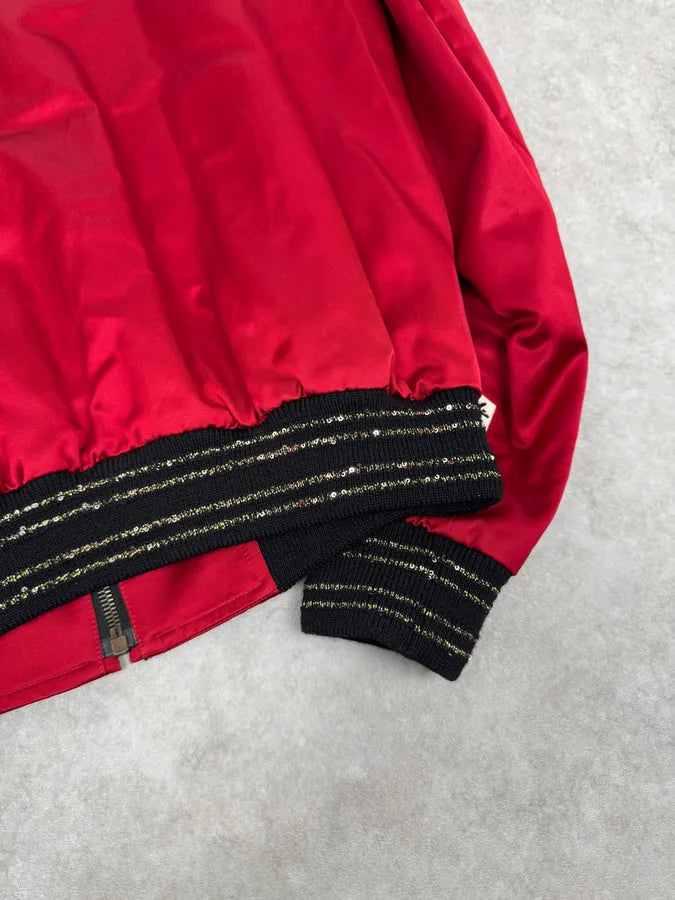 SS2020 Saint Laurent Officer Red & White Jacket mCneMBm 7