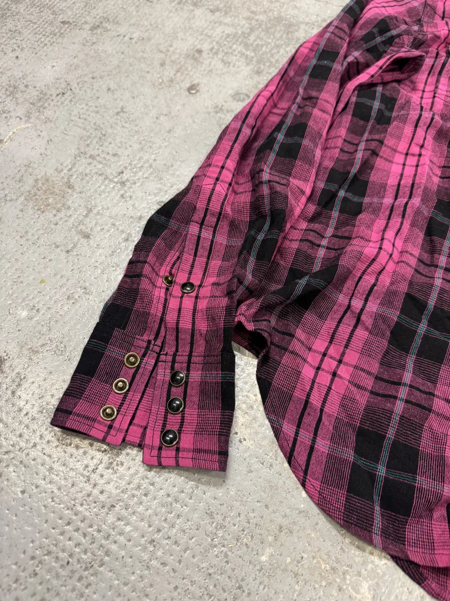 SS2020 Saint Laurent Pink & Black Shirt kSBAMDP 10