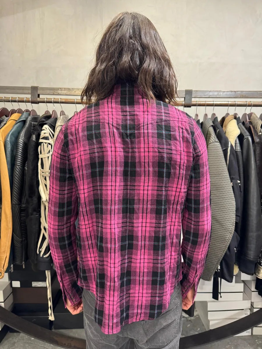 SS2020 Saint Laurent Pink & Black Shirt kSBAMDP 2