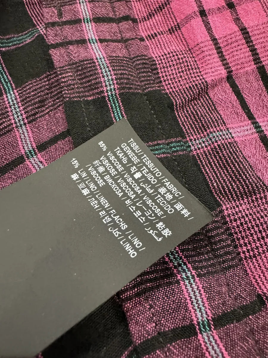 SS2020 Saint Laurent Pink & Black Shirt kSBAMDP 6