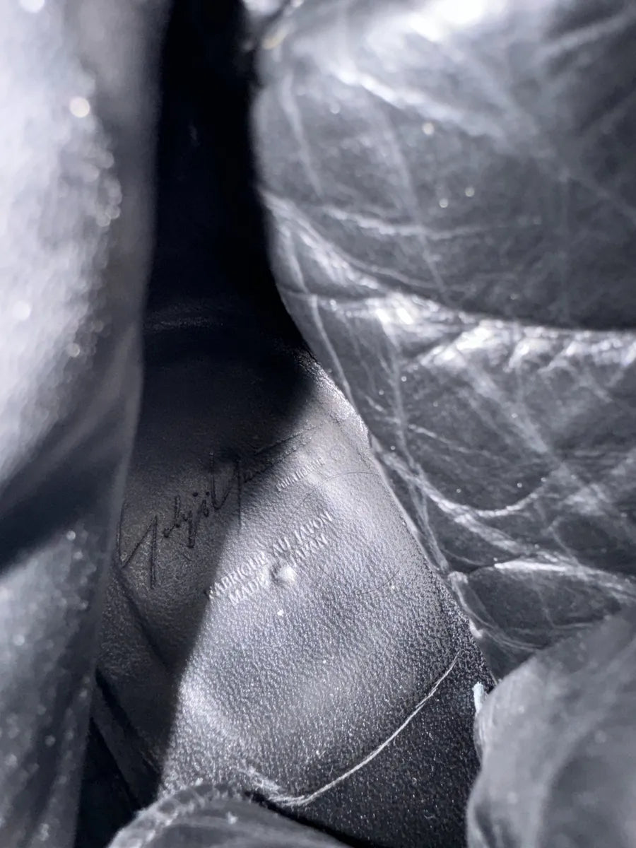 SS2020 Yohji Yamamoto Black Ankle Boxing Leather Shoes qJchicw 9