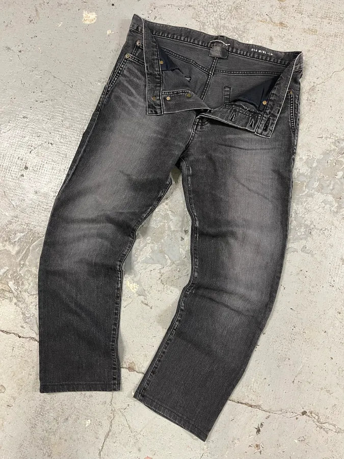 SS2020 Yves Saint Laurent Dark Grey Denim Slim Jeans (S) VlaXdLA 5