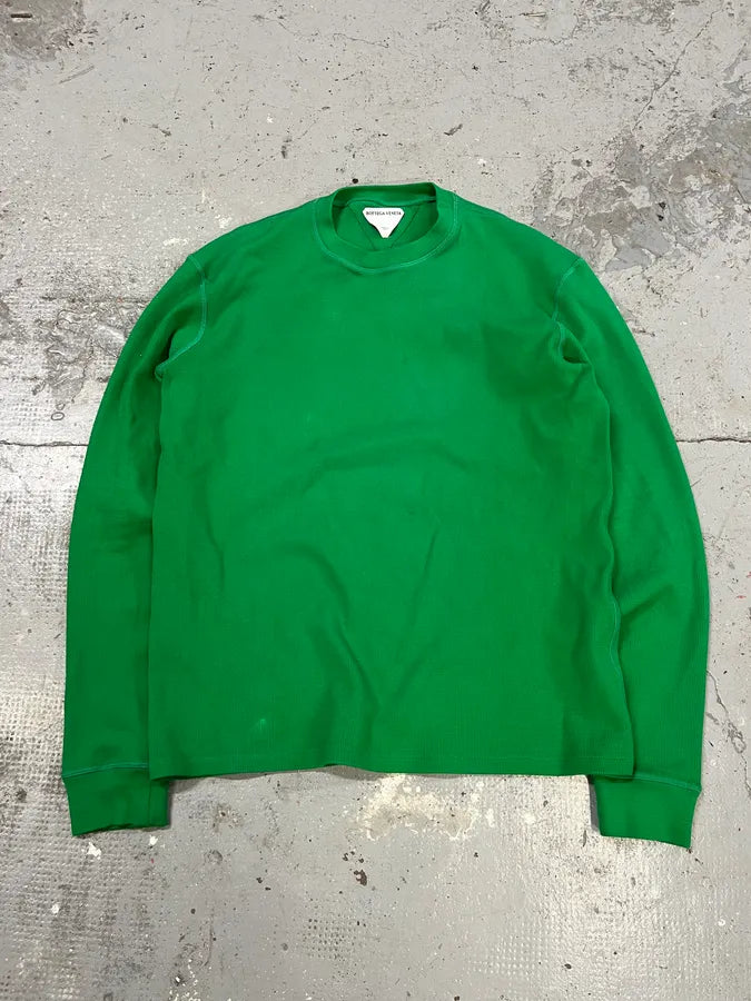 SS2021 Bottega Veneta Green Electric Sweater (L) JNwJtHr 0