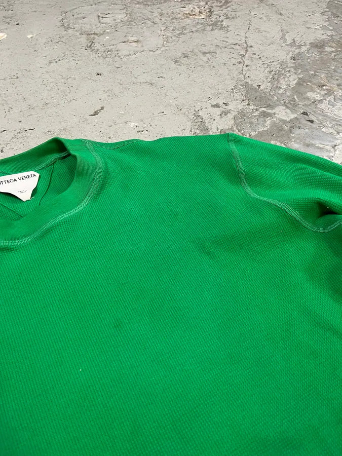 SS2021 Bottega Veneta Green Electric Sweater (L) JNwJtHr 12