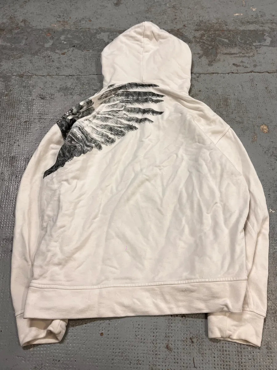 SS2021 Emporio Armani Eagle Graphic White Hoodie GHNHonz 6