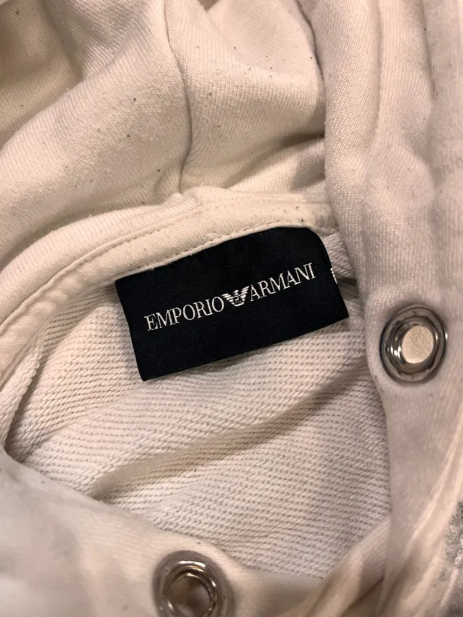 SS2021 Emporio Armani Eagle Graphic White Hoodie GHNHonz 7