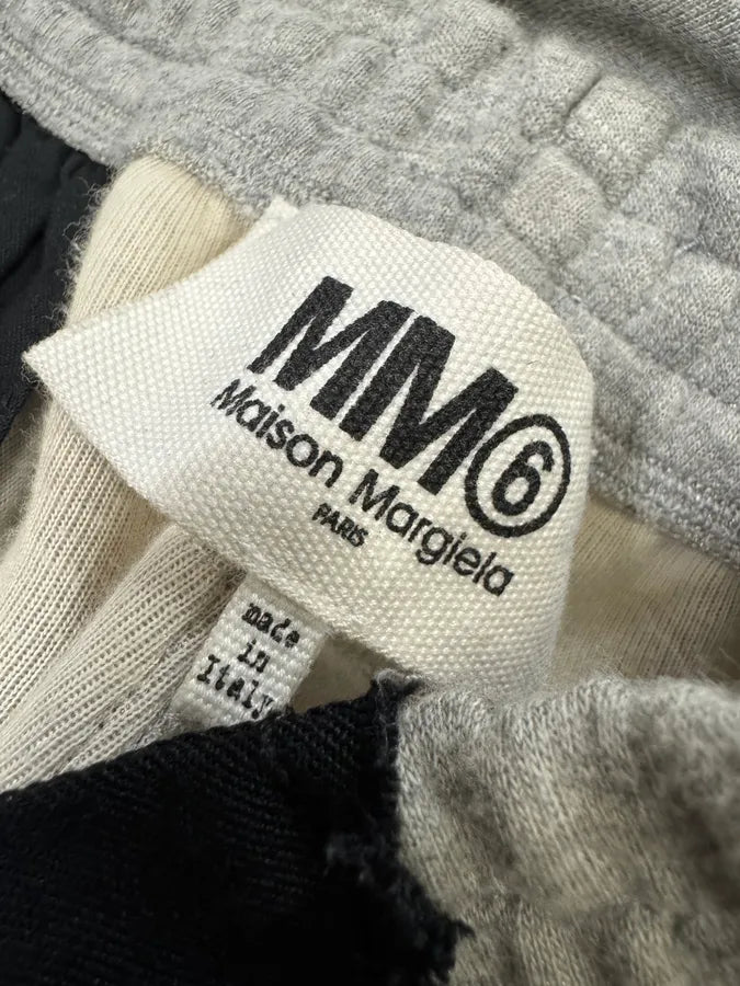 SS2021 Maison Margiela Black & Grey Hybrid Tailored Joggers Suitpants (M) TwJIfXl 11