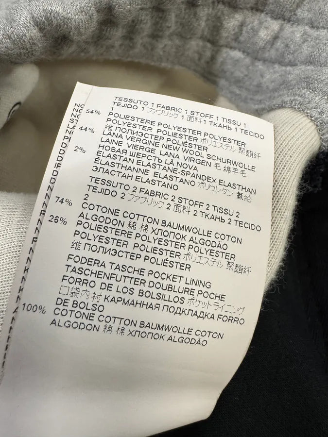 SS2021 Maison Margiela Black & Grey Hybrid Tailored Joggers Suitpants (M) TwJIfXl 12