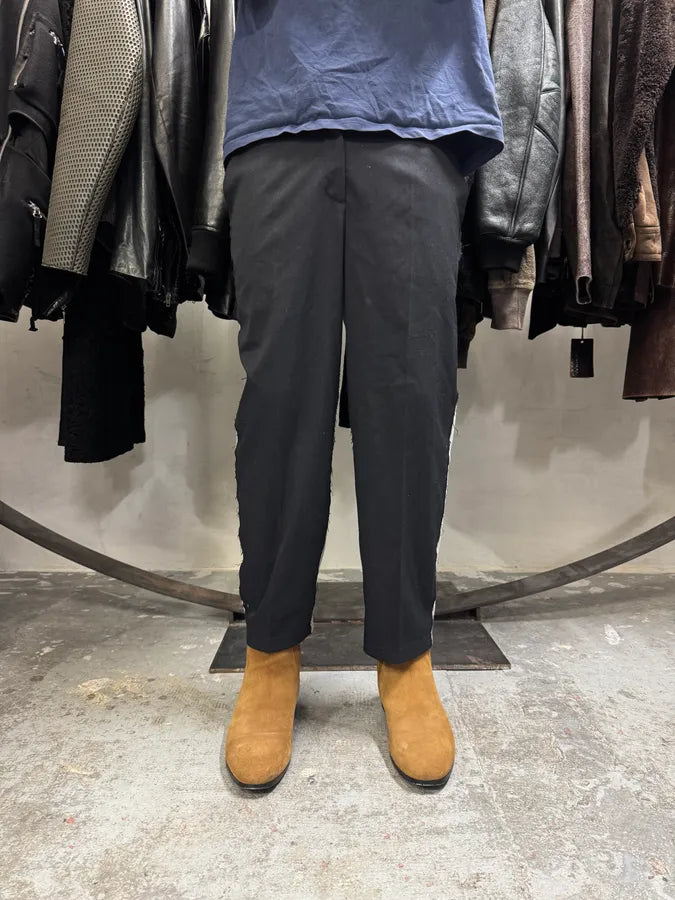 SS2021 Maison Margiela Black & Grey Hybrid Tailored Joggers Suitpants (M) TwJIfXl 3