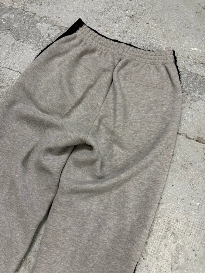 SS2021 Maison Margiela Black & Grey Hybrid Tailored Joggers Suitpants (M) TwJIfXl 9
