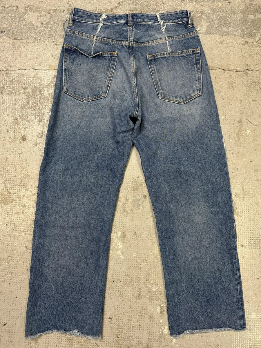 SS2021 Maison Margiela Blue Faded Denim Jeans (S) zWuouyv 1