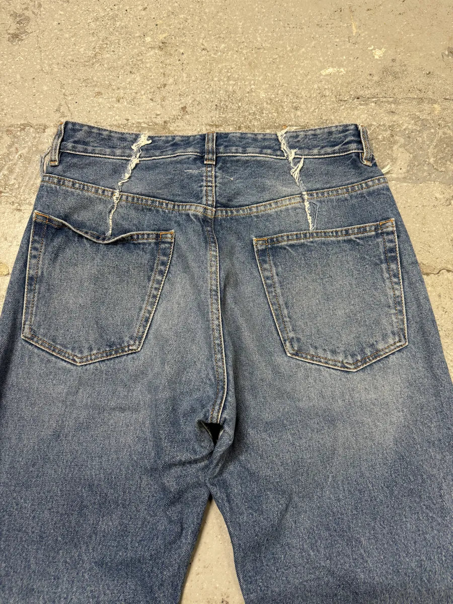 SS2021 Maison Margiela Blue Faded Denim Jeans (S) zWuouyv 10
