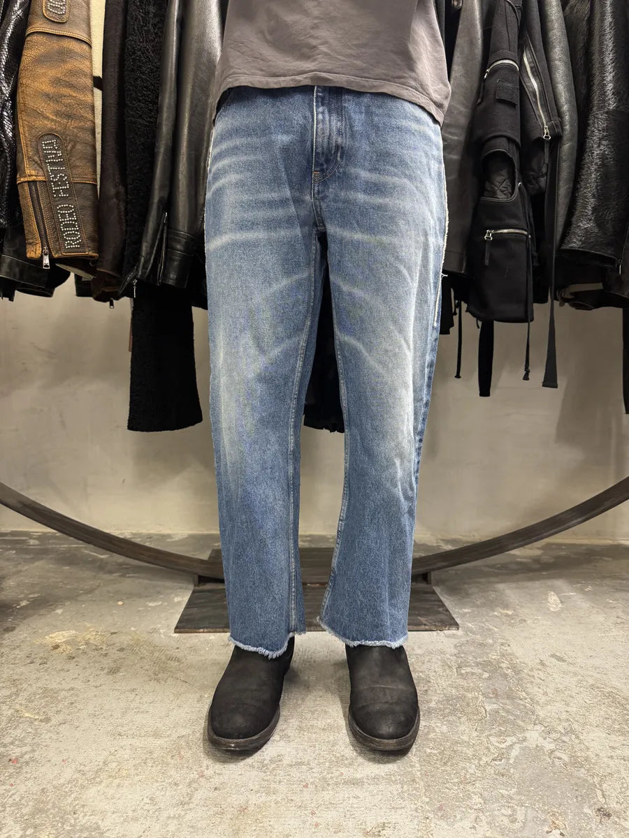 SS2021 Maison Margiela Blue Faded Denim Jeans (S) zWuouyv 4