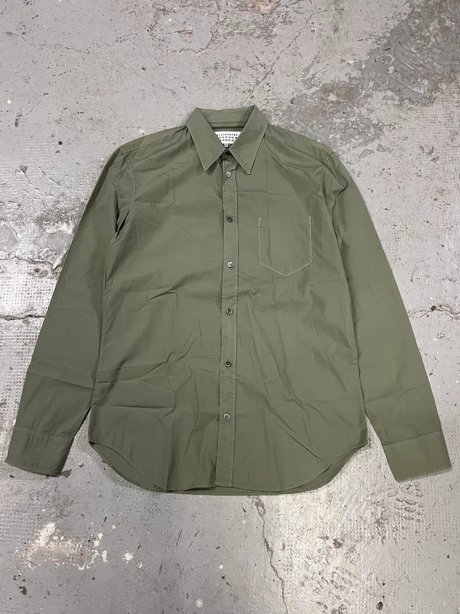 SS2021 Maison Margiela Kaki Shirt (M) WOEIpMY 0