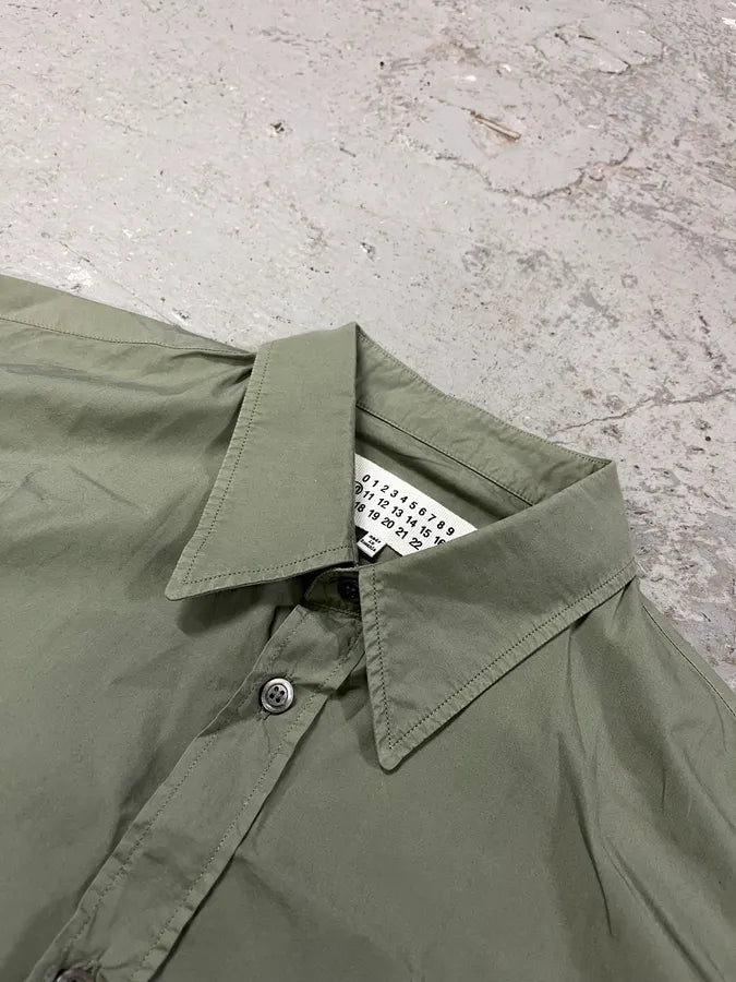 SS2021 Maison Margiela Kaki Shirt (M) WOEIpMY 5