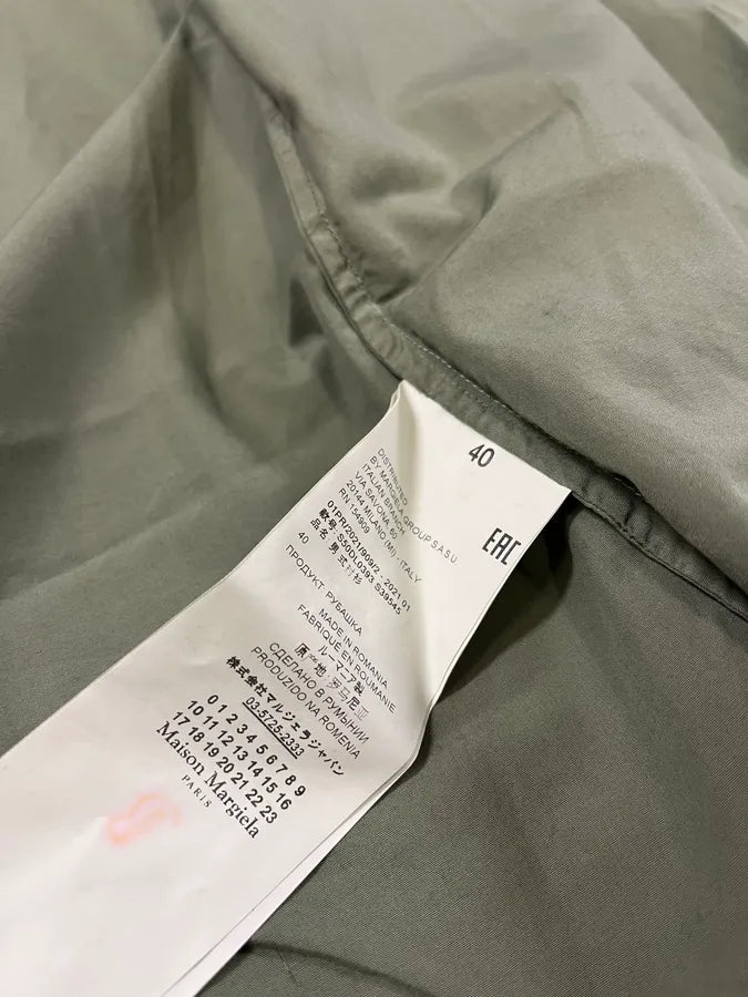 SS2021 Maison Margiela Kaki Shirt (M) WOEIpMY 9