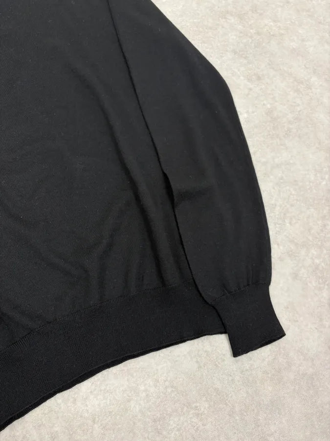 SS2021 Prada Black Wool Turtleneck Sweater TBrBpzJ 6