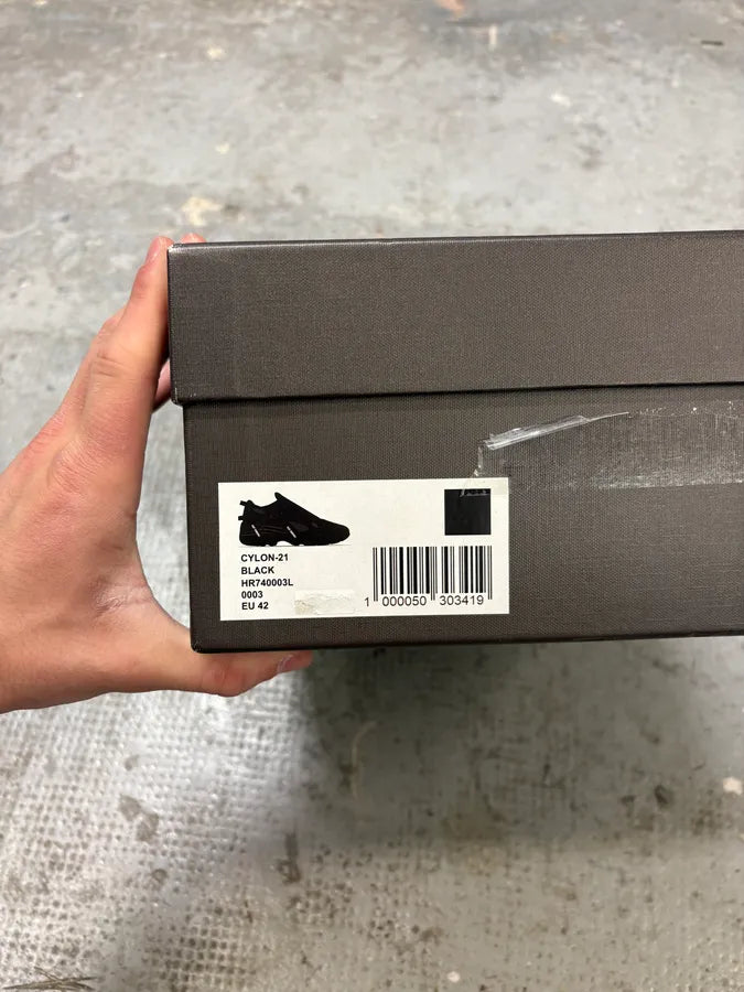 SS2021 Raf Simons Black Suede Runners Sneakers (42eu/us8.5) SXCvCcm 11