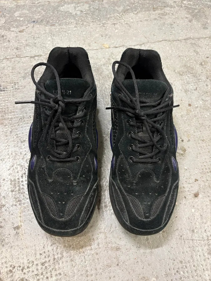 SS2021 Raf Simons Black Suede Runners Sneakers (42eu/us8.5) SXCvCcm 2