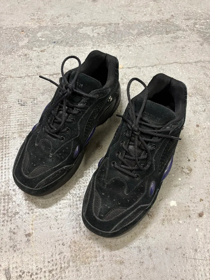 SS2021 Raf Simons Black Suede Runners Sneakers (42eu/us8.5) SXCvCcm 3