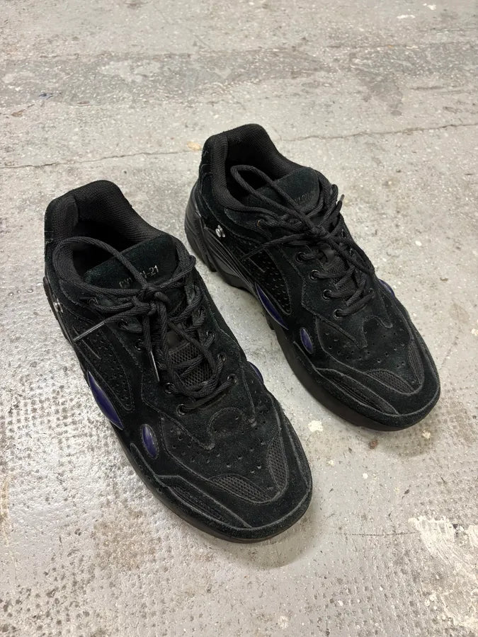 SS2021 Raf Simons Black Suede Runners Sneakers (42eu/us8.5) SXCvCcm 4