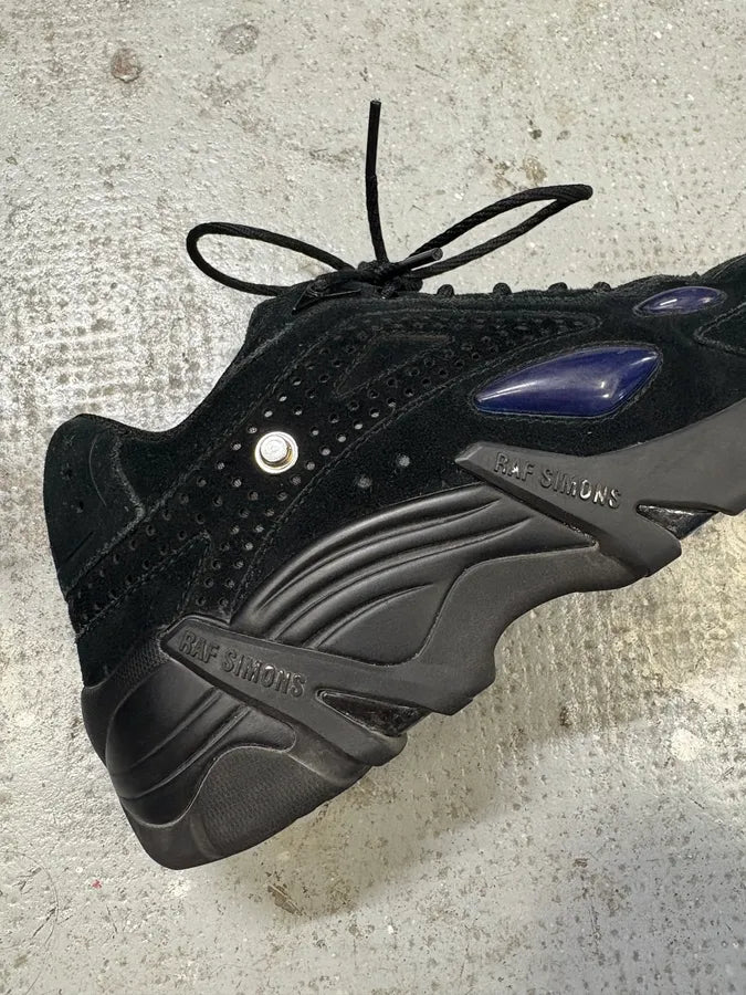 SS2021 Raf Simons Black Suede Runners Sneakers (42eu/us8.5) SXCvCcm 7