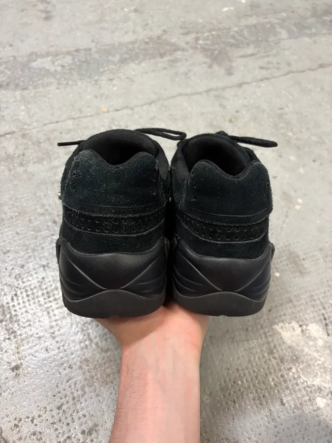 SS2021 Raf Simons Black Suede Runners Sneakers (42eu/us8.5) SXCvCcm 8