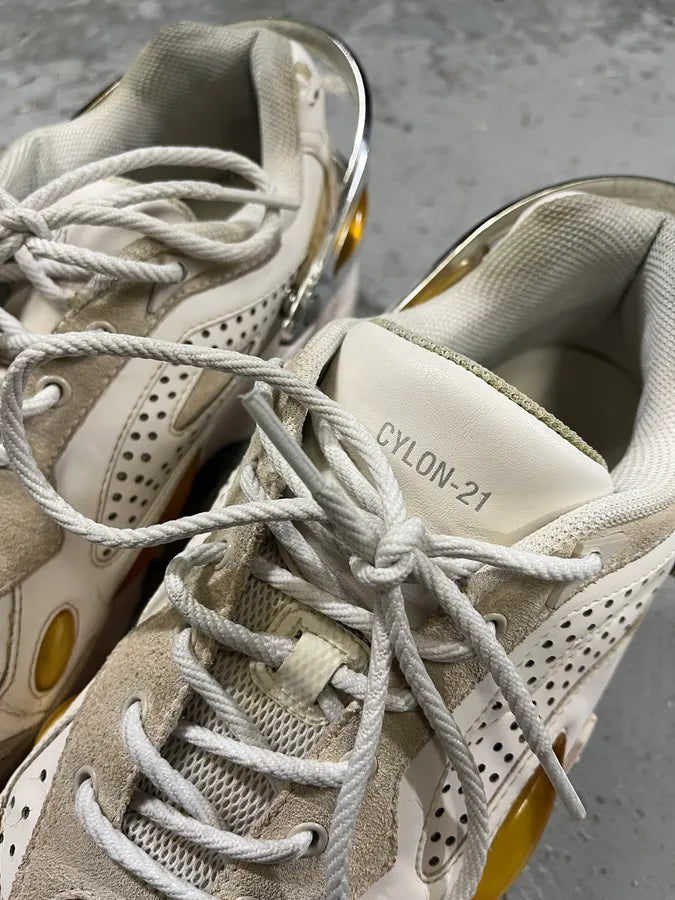 SS2021 Raf Simons Cyclon 21 Creamy Leather Sneakers (45eu/us11) KxAmLim 10