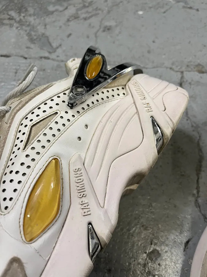 SS2021 Raf Simons Cyclon 21 Creamy Leather Sneakers (45eu/us11) KxAmLim 11