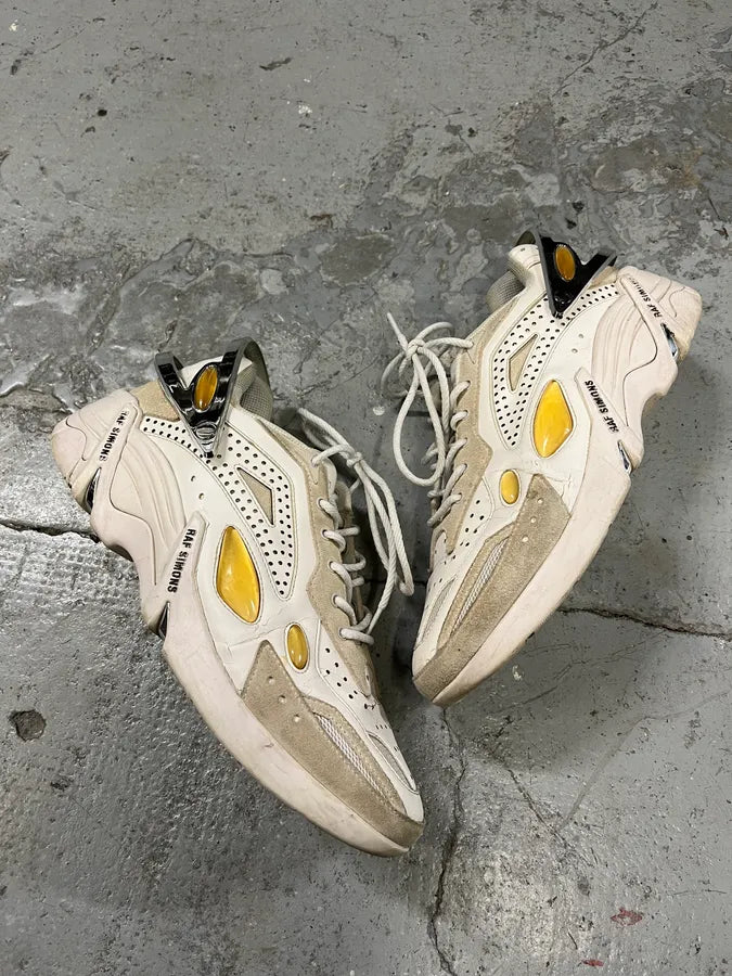SS2021 Raf Simons Cyclon 21 Creamy Leather Sneakers (45eu/us11) KxAmLim 2