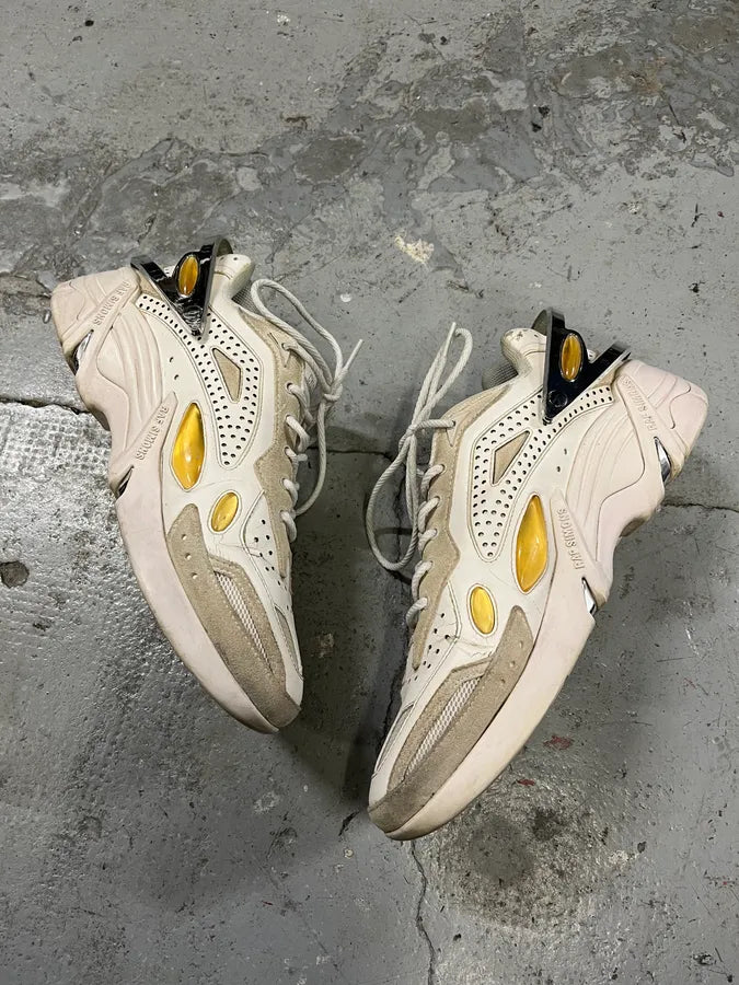 SS2021 Raf Simons Cyclon 21 Creamy Leather Sneakers (45eu/us11) KxAmLim 3