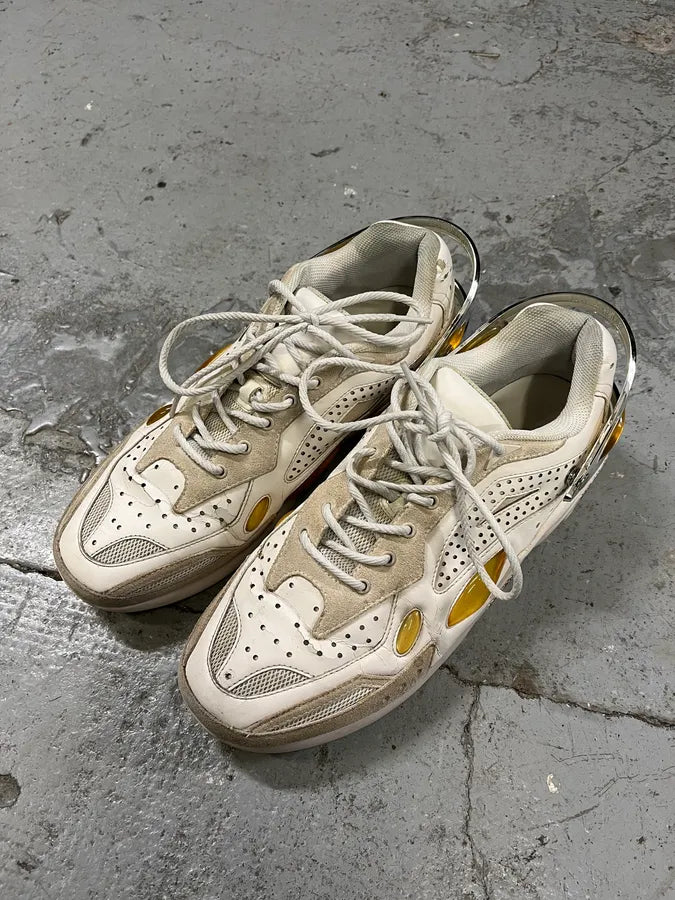 SS2021 Raf Simons Cyclon 21 Creamy Leather Sneakers (45eu/us11) KxAmLim 4