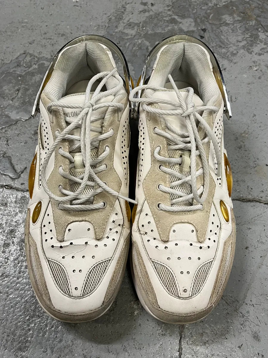SS2021 Raf Simons Cyclon 21 Creamy Leather Sneakers (45eu/us11) KxAmLim 5