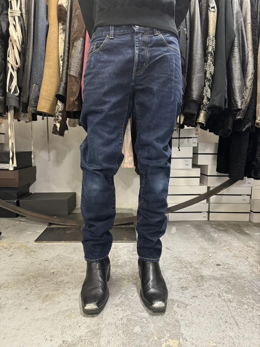 SS2021 Saint Laurent Blue Selvedge Denim Slim Jeans VDRdhnq 1