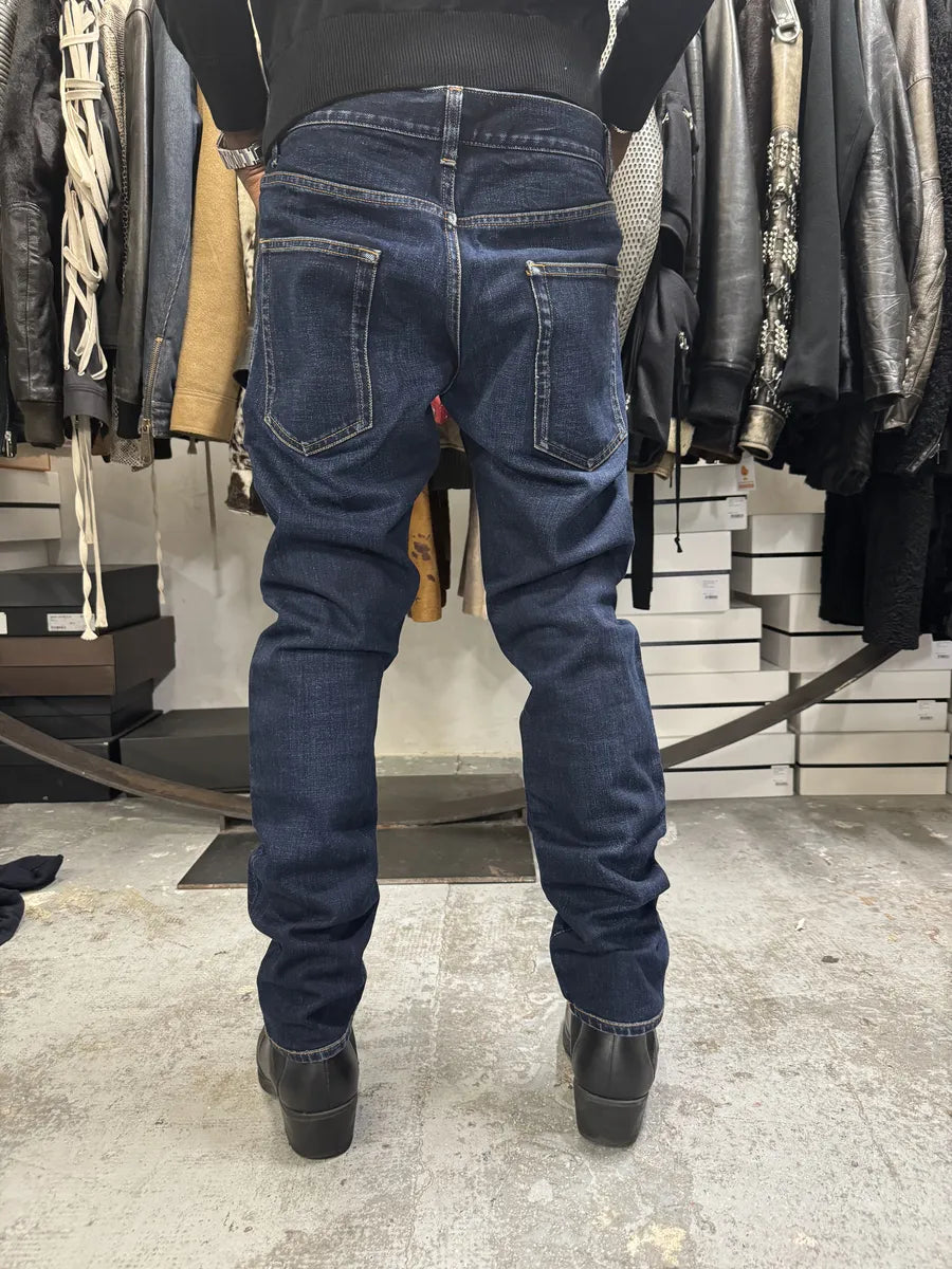 SS2021 Saint Laurent Blue Selvedge Denim Slim Jeans VDRdhnq 2