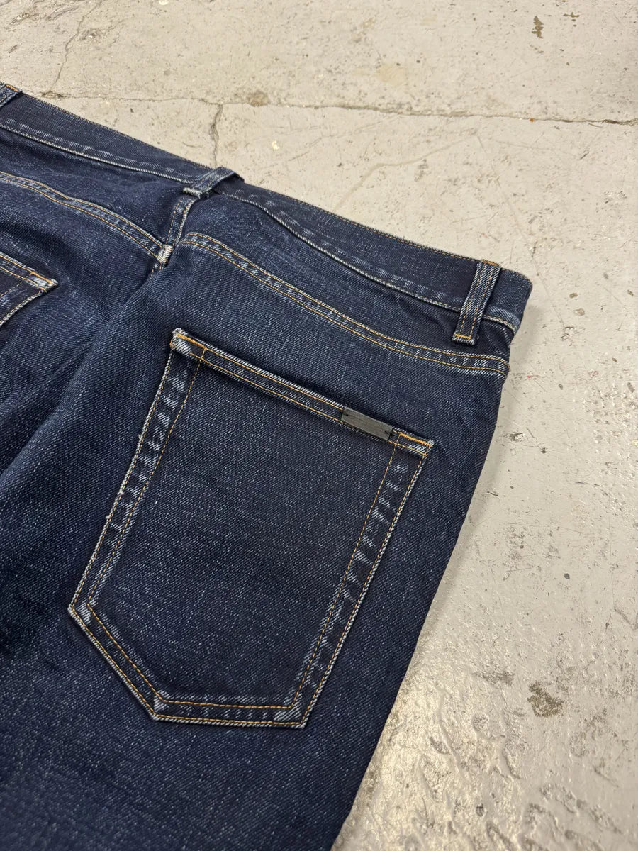 SS2021 Saint Laurent Blue Selvedge Denim Slim Jeans VDRdhnq 5