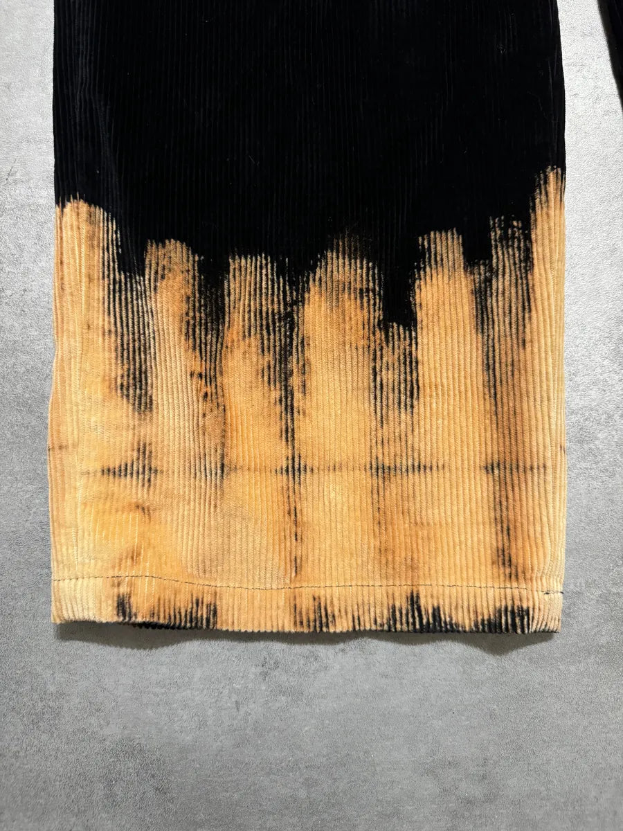 SS2022 Cavalli Fire Magma Velvet Large Cozy Navy Pants (L/XL) 7