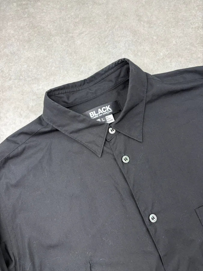 SS2022 Comme des Garçons Black Cut Signature Shirt AOlDhNq 5