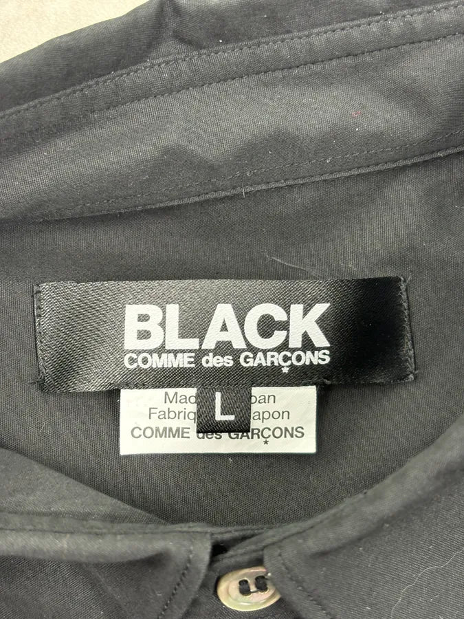 SS2022 Comme des Garçons Black Cut Signature Shirt AOlDhNq 9