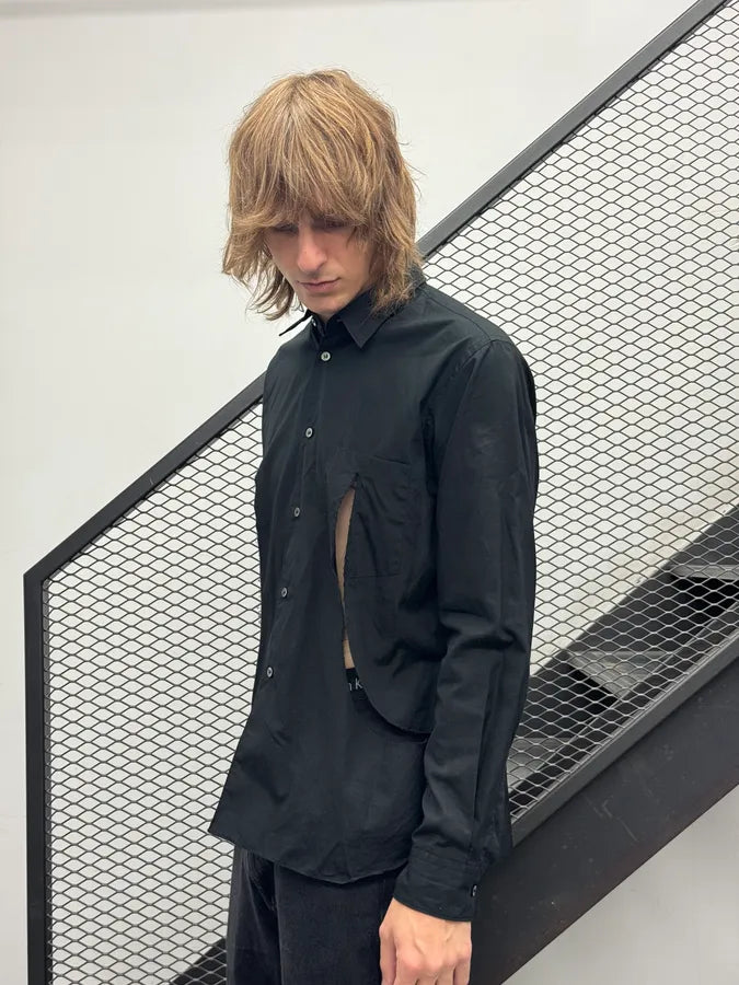 SS2022 Comme des Garçons Black Cut Signature Shirt AOlDhNq 2