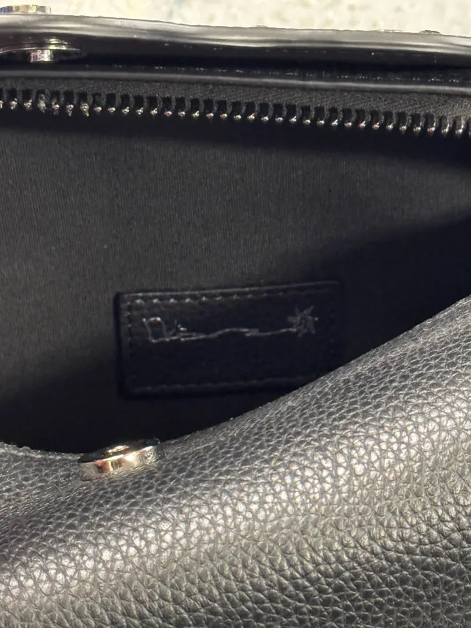 SS2022 Dior CACTUS JACK Saddle Lingot 22 Black Leather Bag hMuyUGG 11