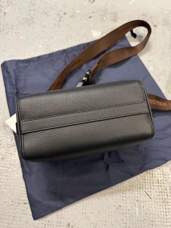 SS2022 Dior CACTUS JACK Saddle Lingot 22 Black Leather Bag hMuyUGG 16