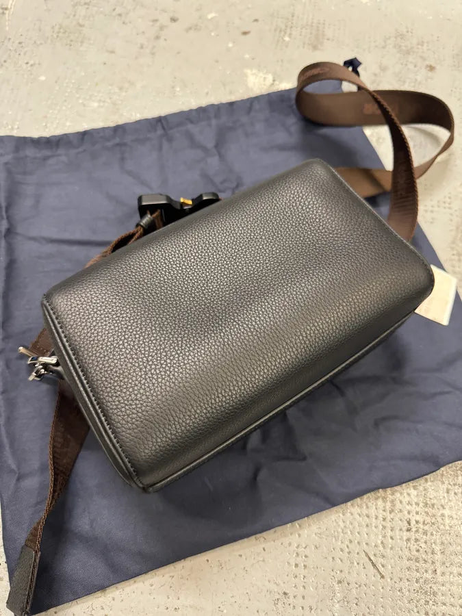 SS2022 Dior CACTUS JACK Saddle Lingot 22 Black Leather Bag hMuyUGG 17